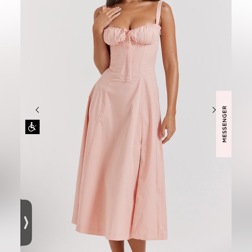House of CB Carmen Dress Baby Pink